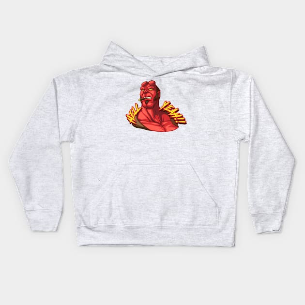 Hell yeah! Kids Hoodie by gabrielcardozoart